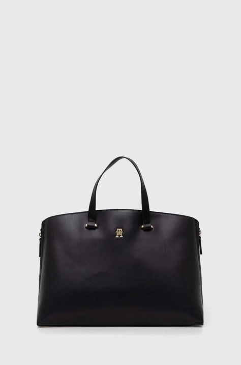 Tommy Hilfiger poșetă culoarea negru AW0AW15967