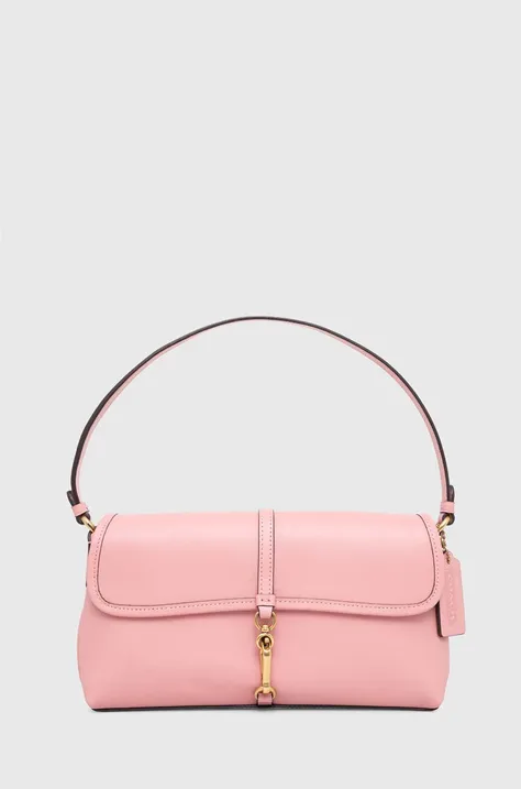 Τσάντα Coach χρώμα: ροζ
