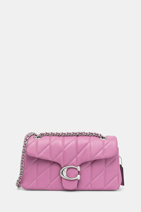 Кожена чанта Coach Tabby в черно CP150