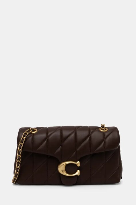 Coach leather handbag Tabby brown color CP150