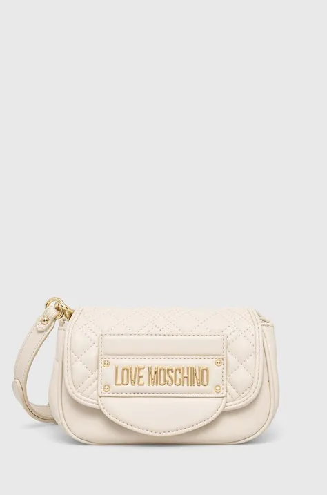 Τσάντα Love Moschino χρώμα: μπεζ