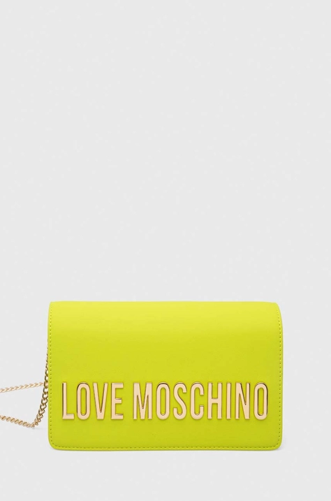 Kabelka Love Moschino zelená farba