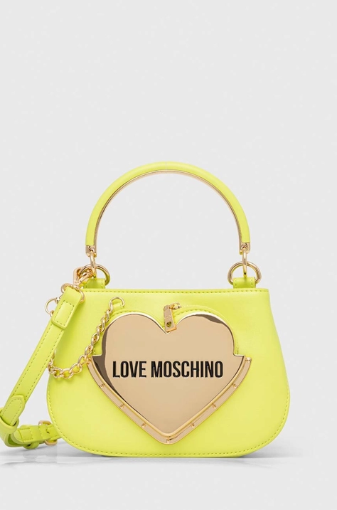 Τσάντα Love Moschino χρώμα: πράσινο