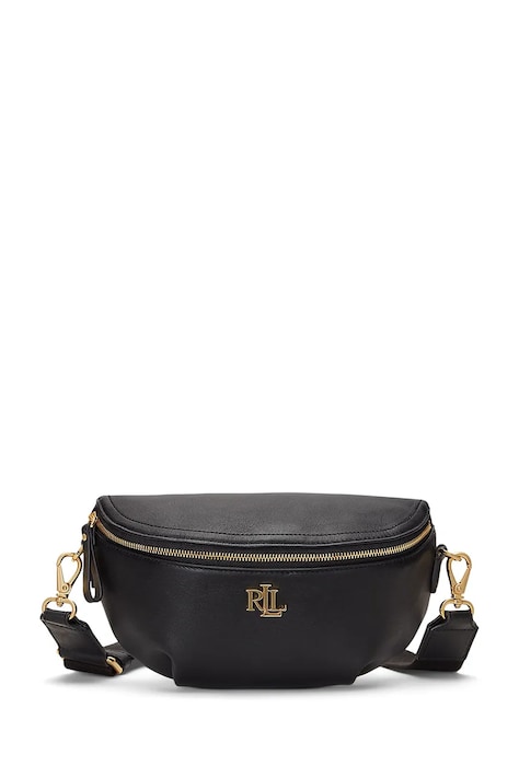 Lauren Ralph Lauren bőr táska fekete