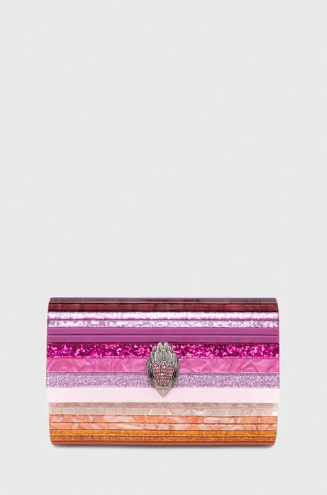 Listová kabelka Kurt Geiger London ružová farba