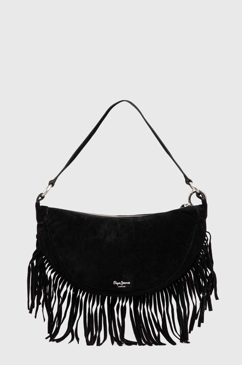 Замшевая сумочка Pepe Jeans JANICE ANGIE цвет чёрный PL031530