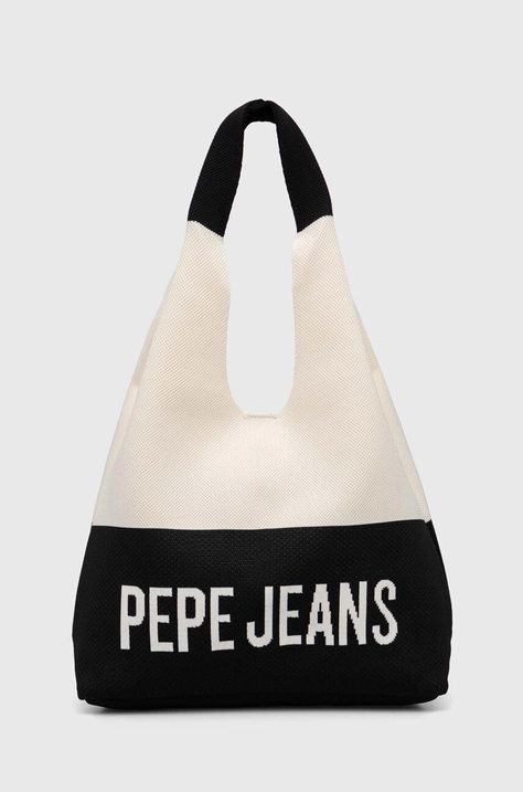 Τσάντα Pepe Jeans χρώμα: μαύρο