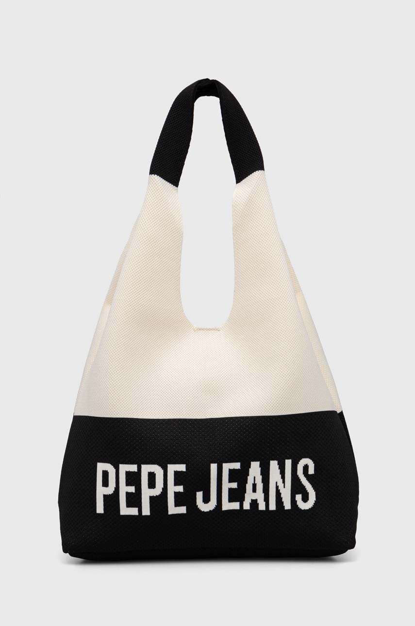 Kabelka Pepe Jeans černá barva