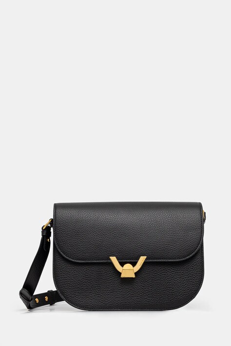 Кожаная сумочка Coccinelle цвет чёрный