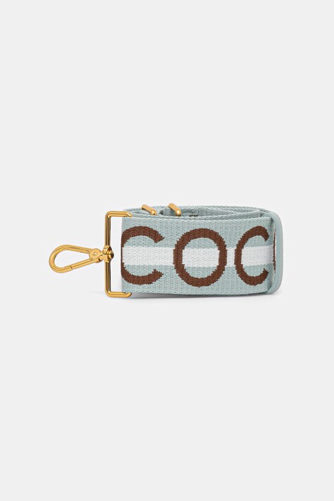 Coccinelle remen za torbu za žene tirkizni E3.Q2A.68.C5.01