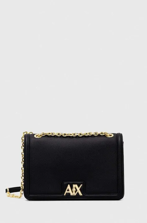 Τσάντα Armani Exchange χρώμα: μαύρο
