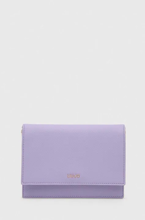 Listová kabelka Liu Jo fialová farba