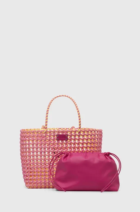 Τσάντα MSGM χρώμα: ροζ