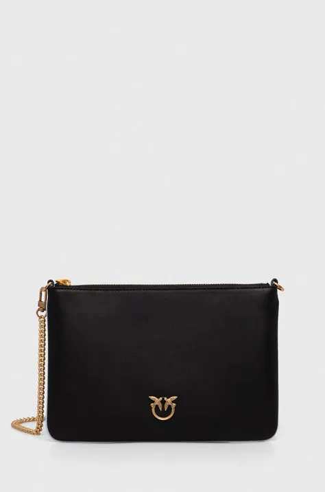 Шкіряна сумочка Pinko колір чорний 100455 A1K1