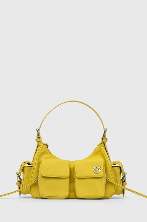 Τσάντα Pinko χρώμα: κίτρινο, 102794 A1J4