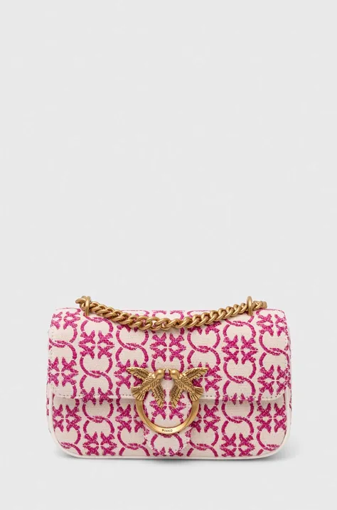 Τσάντα Pinko χρώμα: ροζ, 102938 A1KU