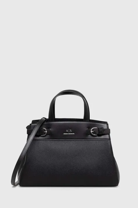 Τσάντα Armani Exchange χρώμα: μαύρο
