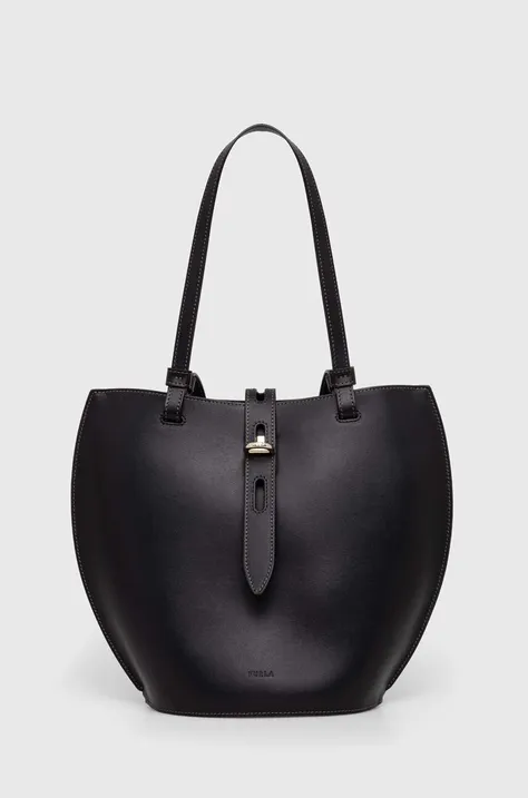 Τσάντα δώρου Furla χρώμα: μαύρο