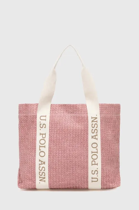 Пляжная сумка U.S. Polo Assn. цвет розовый