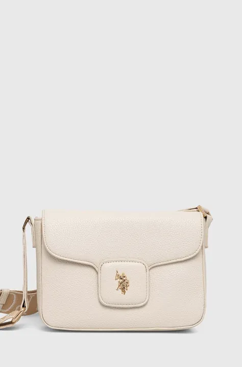 Τσάντα U.S. Polo Assn. χρώμα: άσπρο