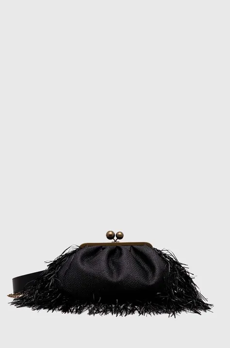 Τσάντα Weekend Max Mara χρώμα: μαύρο