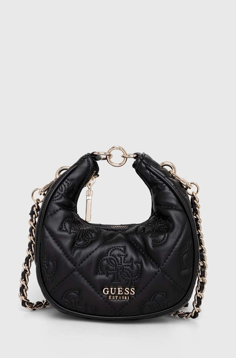 Τσάντα Guess χρώμα: μαύρο