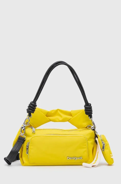 Τσάντα Desigual χρώμα: κίτρινο