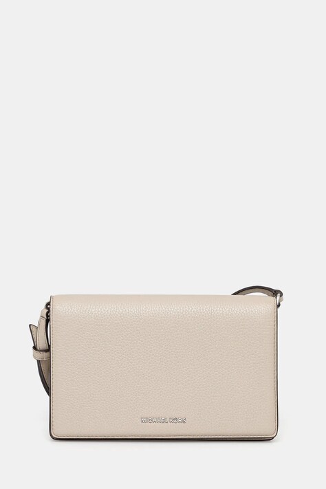 MICHAEL Michael Kors poseta de piele culoarea alb