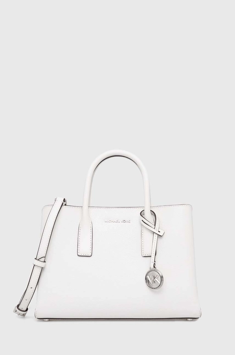 MICHAEL Michael Kors borsa a mano in pelle colore bianco