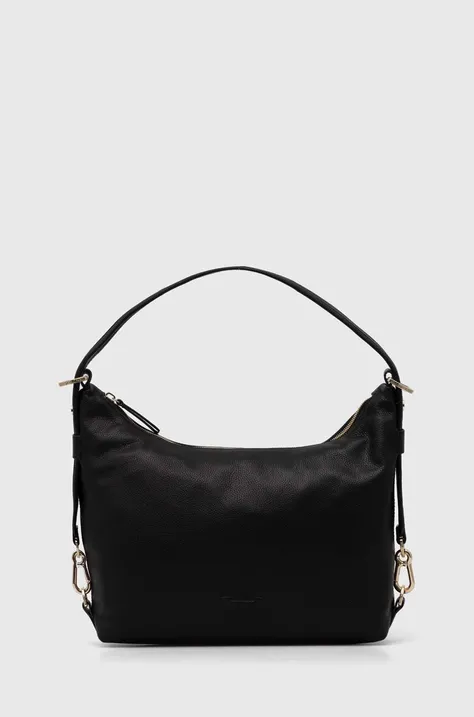 Δερμάτινη τσάντα Marc O'Polo χρώμα: μαύρο, 40312201001138