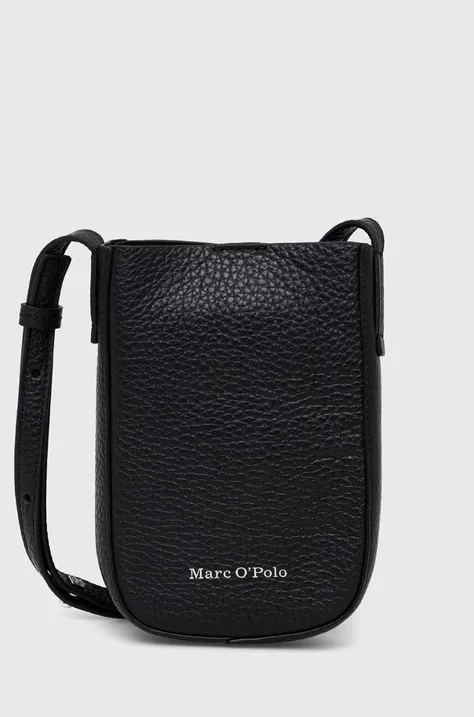 Кожена чанта Marc O'Polo в черно 40219658401109