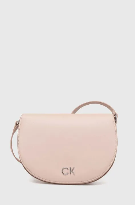 Kabelka Calvin Klein ružová farba, K60K611883