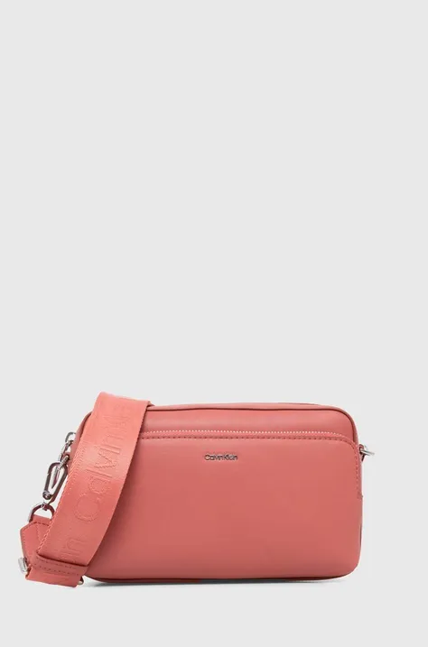 Τσάντα Calvin Klein χρώμα: κόκκινο