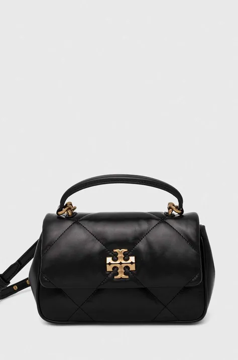 Tory Burch poseta de piele culoarea negru