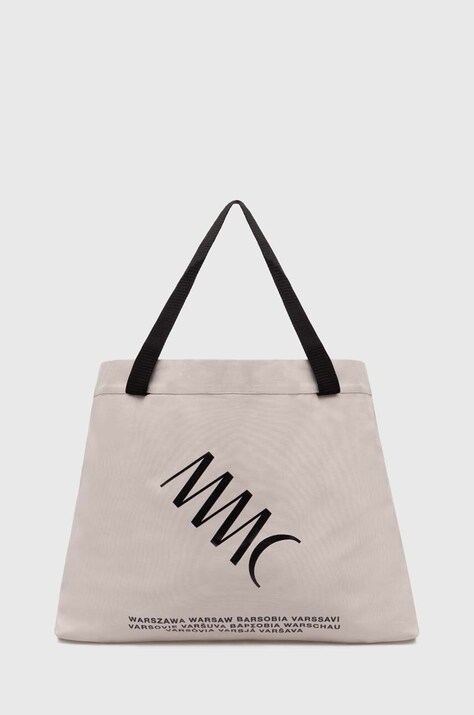Bombažna torba MMC STUDIO bež barva, LOGOBIG.BAG