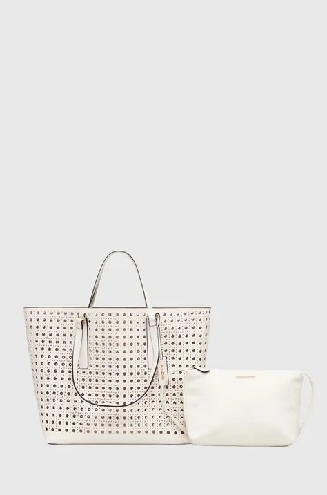 Τσάντα Aldo BEACHTHARE χρώμα: άσπρο, BEACHTHARE.100