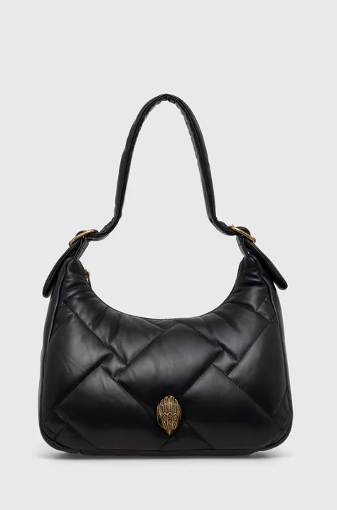 Кожаная сумочка Kurt Geiger London цвет чёрный