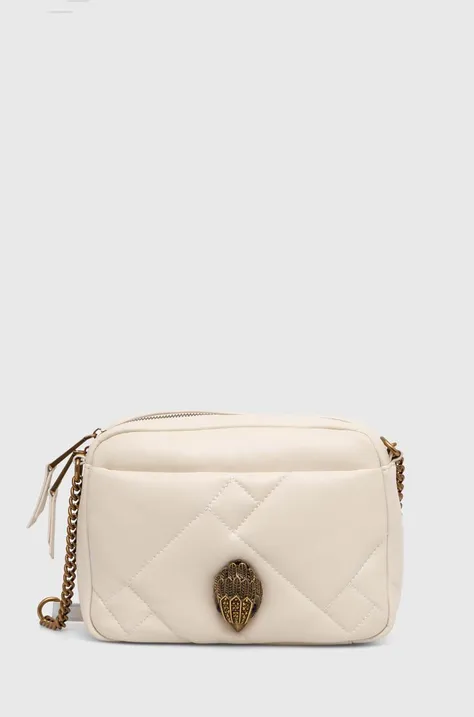 Шкіряна сумочка Kurt Geiger London колір білий