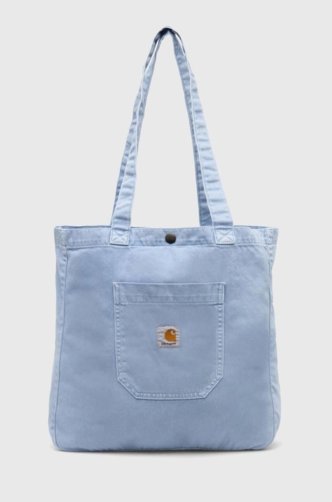 Дънкова чанта Carhartt WIP Garrison Tote в синьо I033157.0F44J