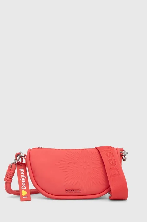 Τσάντα Desigual AQUILES Z SHEFFIELD χρώμα: ροζ, 24SAXP72