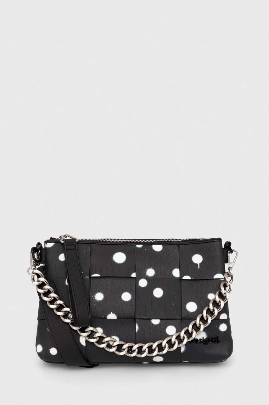 Kabelka Desigual NEW SPLATTER DORTMUND ern barva, 24SAXP10