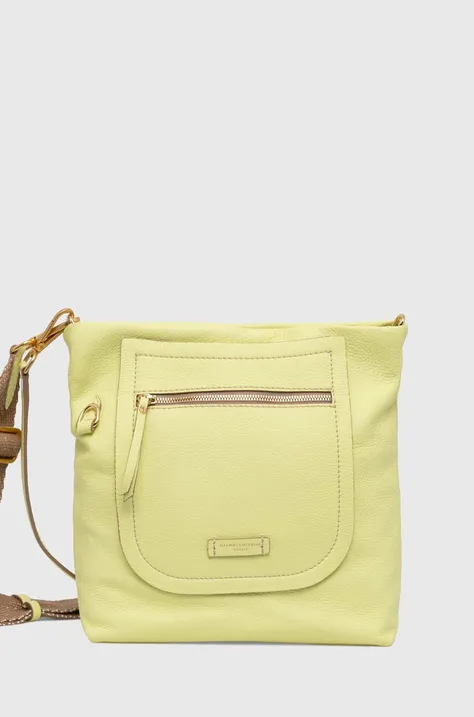 Шкіряна сумочка Gianni Chiarini колір зелений