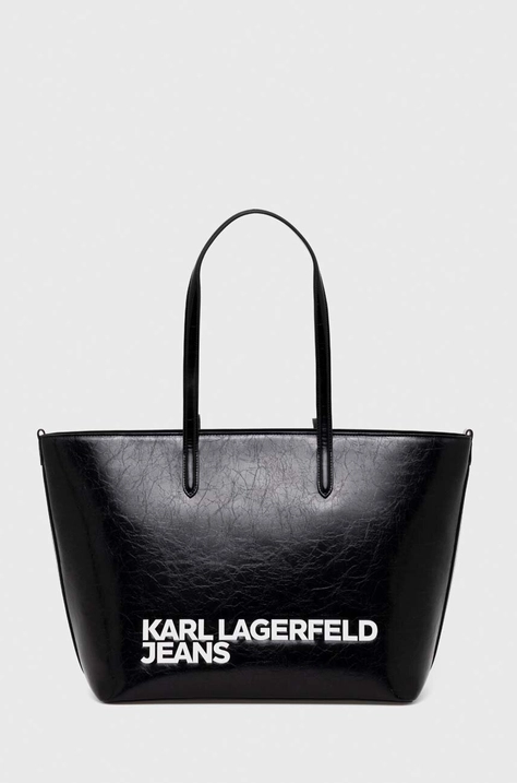 Karl Lagerfeld Jeans torebka kolor czarny