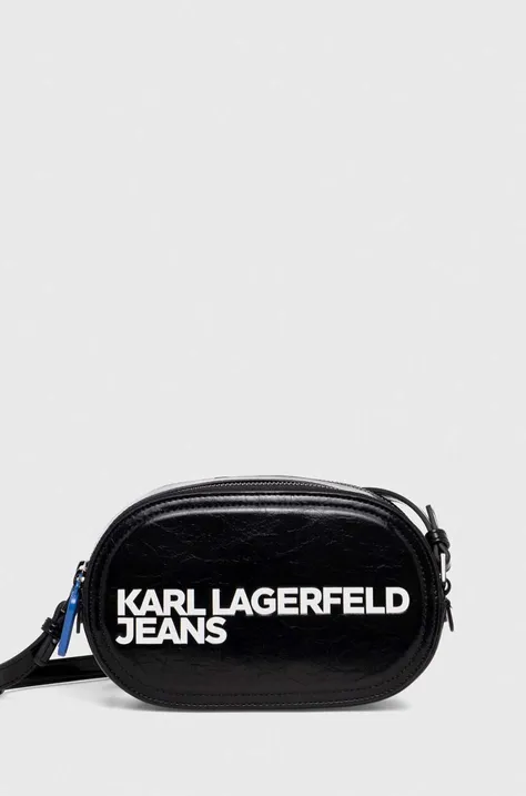 Τσάντα Karl Lagerfeld Jeans χρώμα: μαύρο
