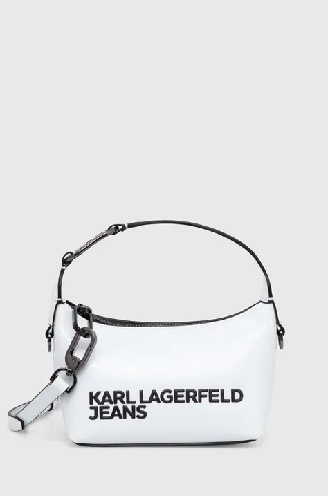 Karl Lagerfeld Jeans borsetta colore bianco