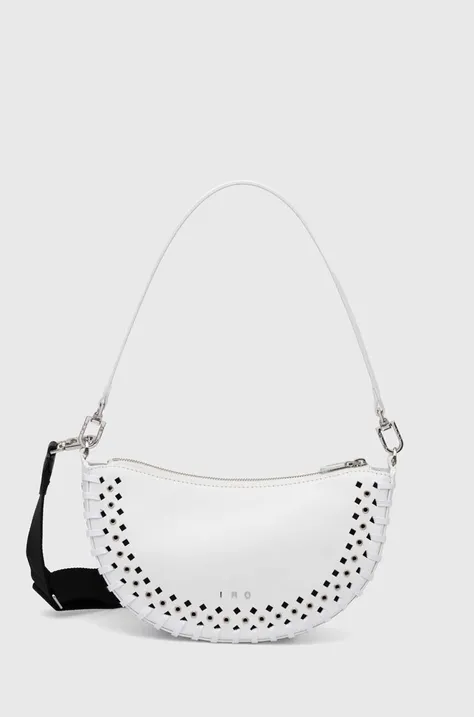 Δερμάτινη τσάντα IRO χρώμα: άσπρο