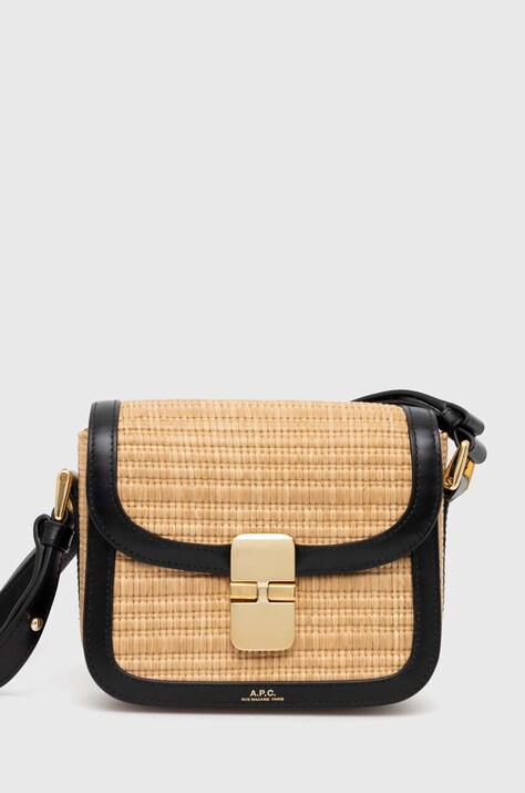 Torbica A.P.C. sac grace mini črna barva, VIALB-F61515