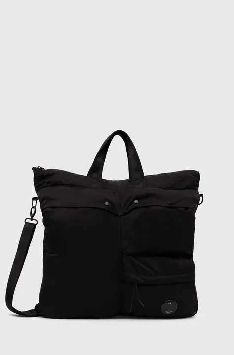 Τσάντα C.P. Company Tote Bag χρώμα: μαύρο, 16CMAC219A005269G