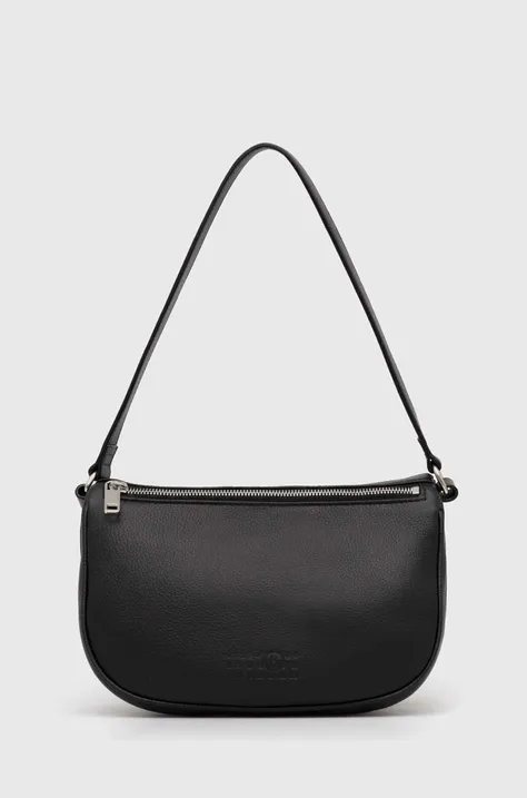 Шкіряна сумочка MM6 Maison Margiela колір чорний SB5ZH0005