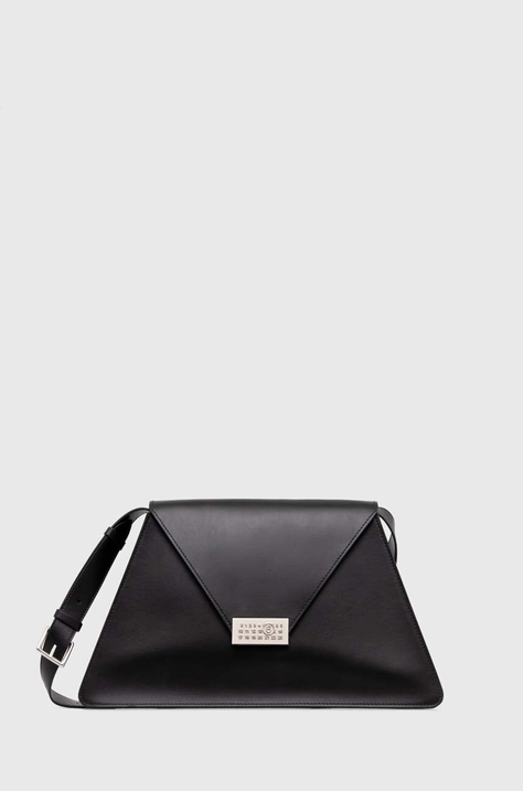 MM6 Maison Margiela borsa a mano in pelle colore nero SB5ZH0011